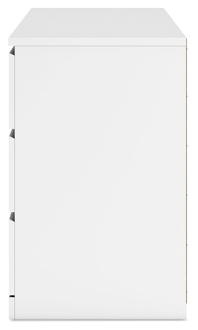 Onita - White - Six Drawer Dresser