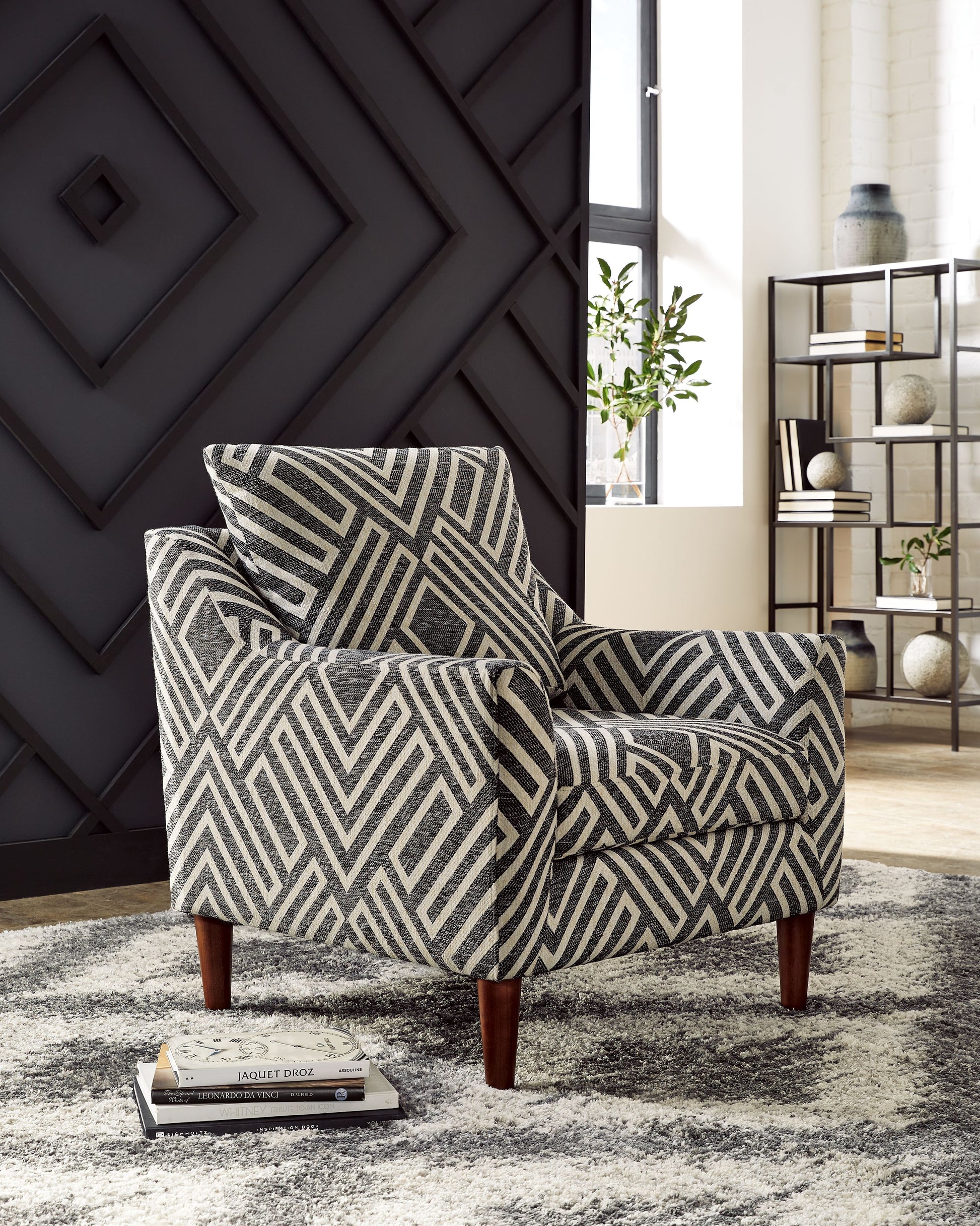 Morrilton Next-Gen Nuvella - Natural / Charcoal - Accent Chair