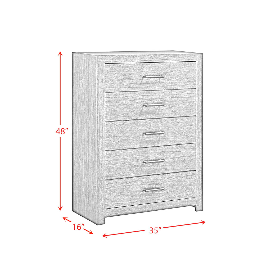 Amherst - Dining Table With Wood Leg - Grey Finish