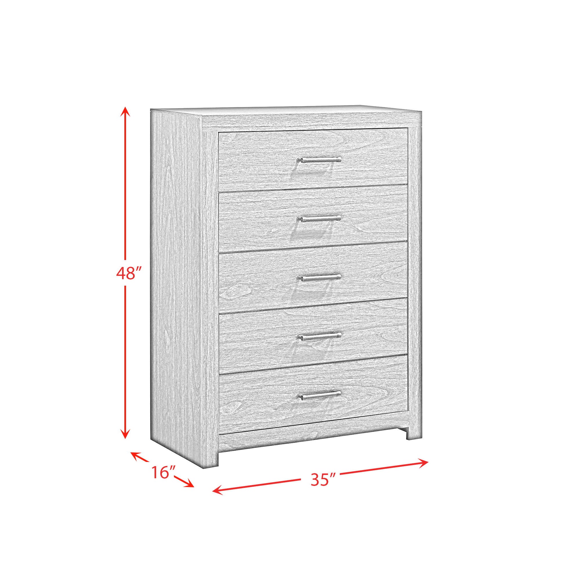 Amherst - Dining Table With Wood Leg - Grey Finish