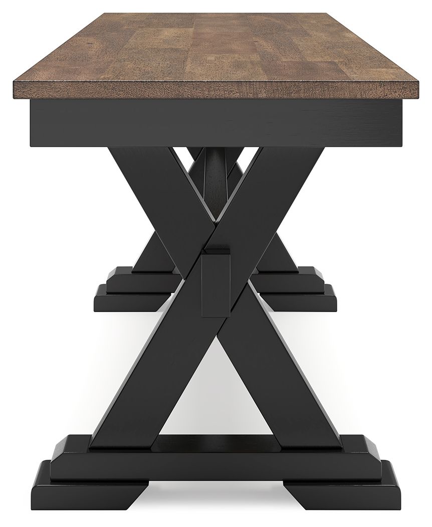 Wildenauer - Brown / Black - Large Dining Room Bench