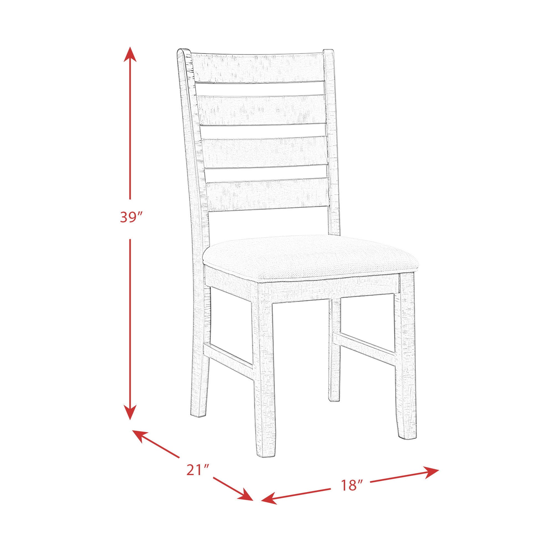 Brock - 7 Piece Dining Set, Table & Six Chairs - Walnut
