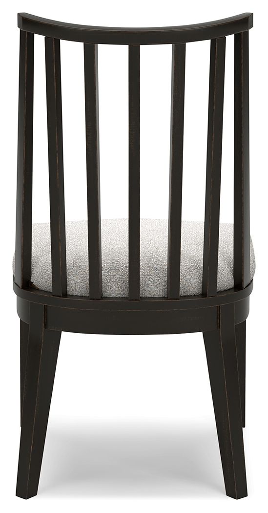 Galliden - Black - Dining Upholstered Side Chair (Set of 2)