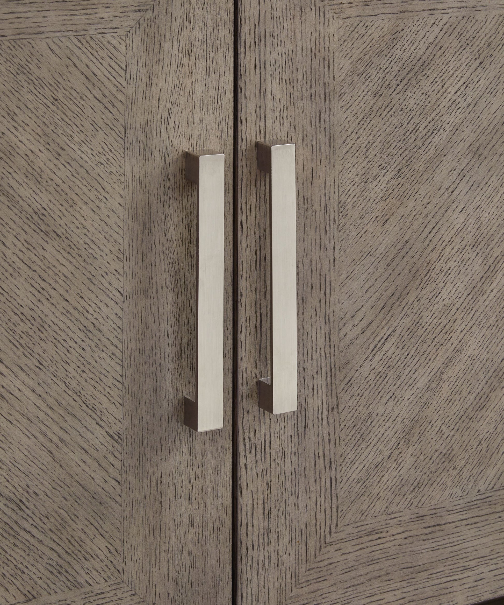 Loyaska - Grayish Brown / White - Extra Large TV Stand