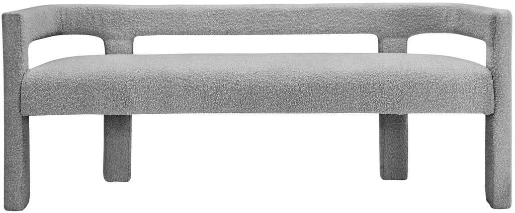 Athena - Boucle Fabric Bench