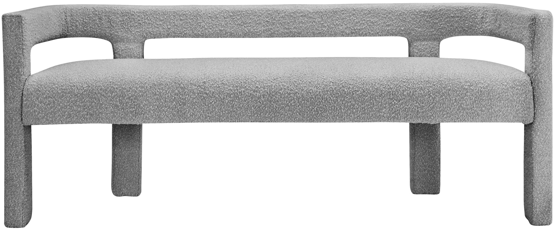 Athena - Boucle Fabric Bench