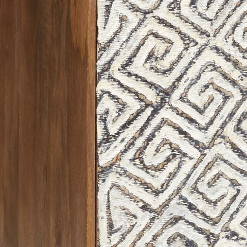 Kerrings - Brown / Black / White - Accent Cabinet