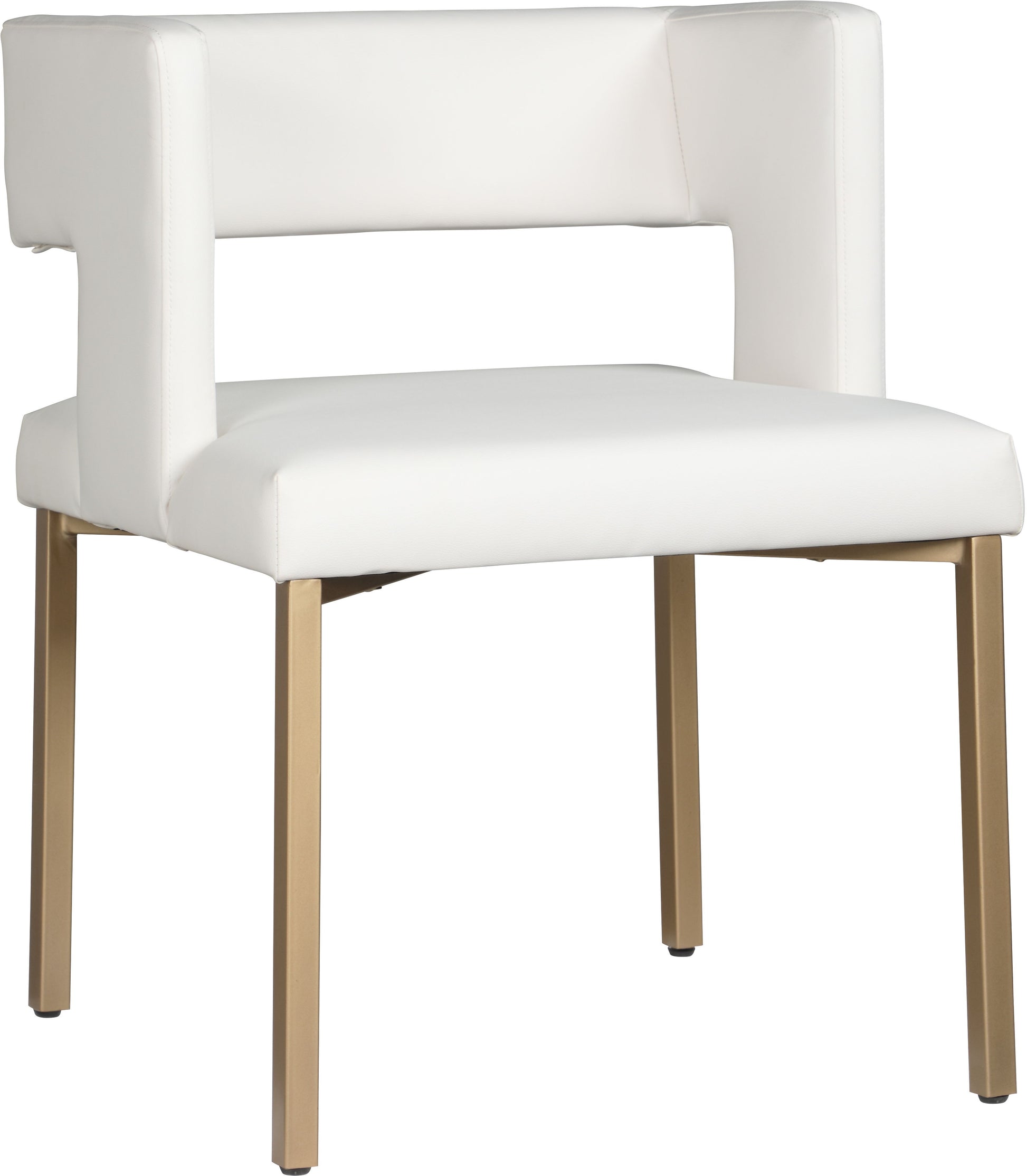 Caleb - Dining Chair with Gold Legs (Set of 2)