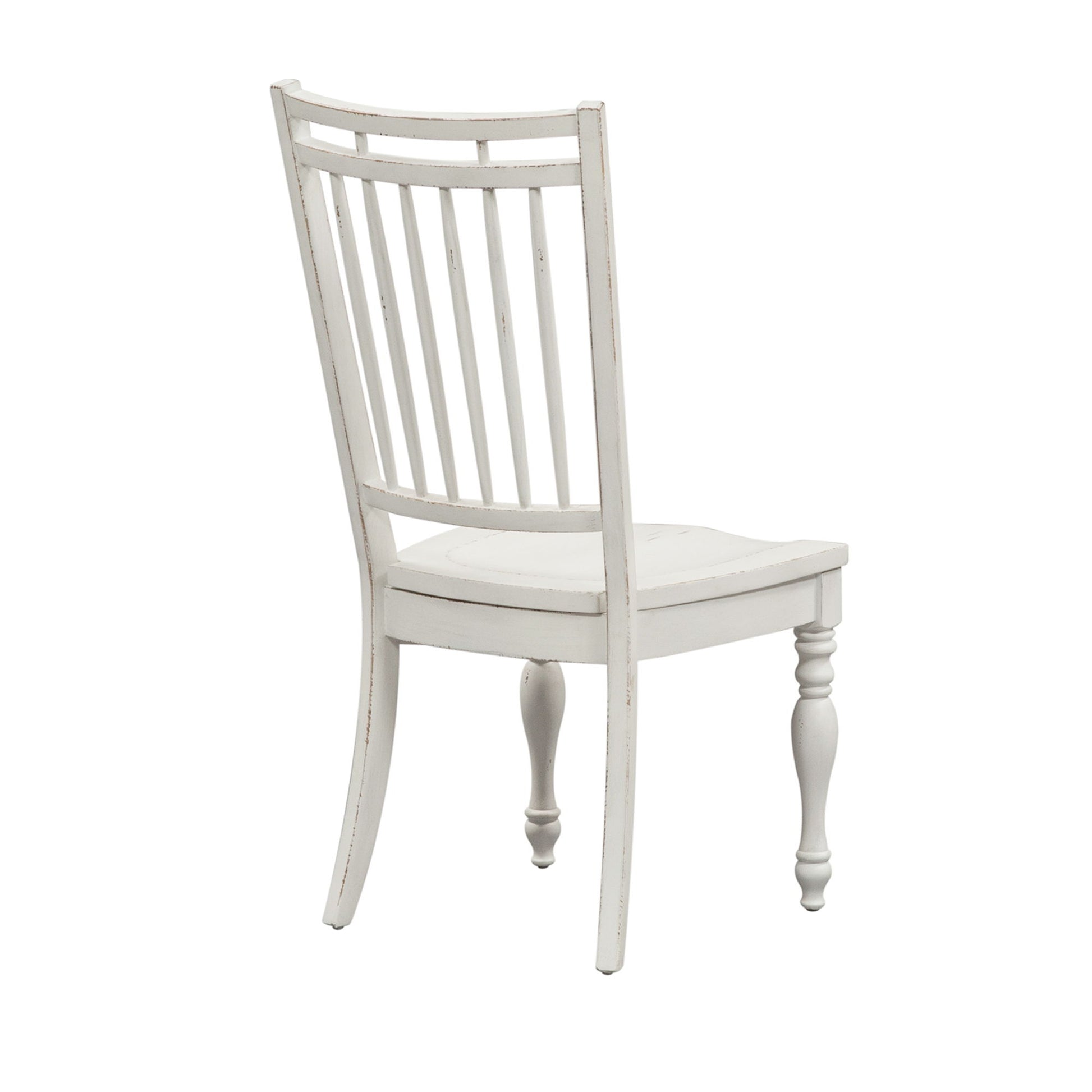 Magnolia Manor - Spindle Back Side Chair - White