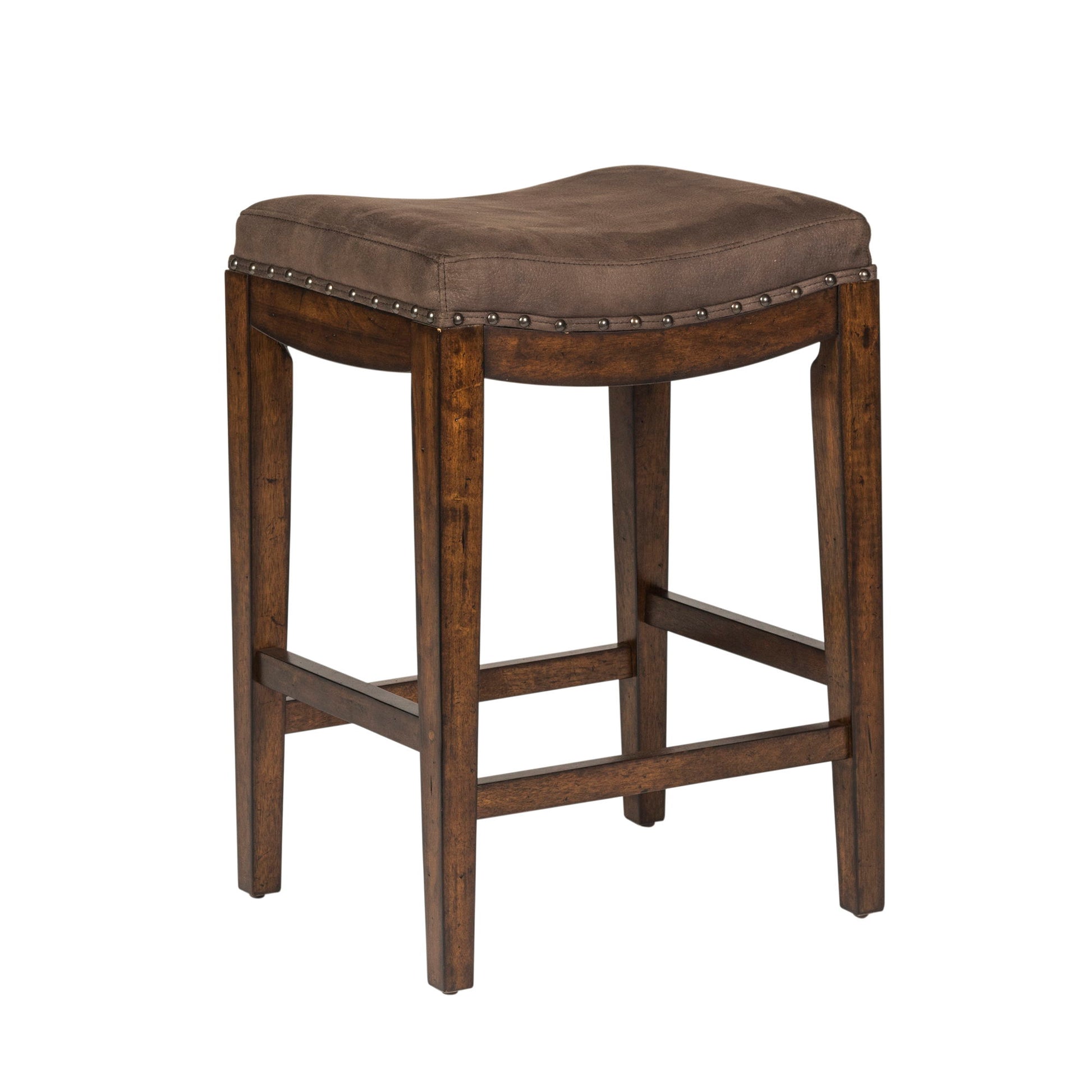 Aspen Skies - 4 Piece Console Set (1 Console 3 Stools) - Dark Brown
