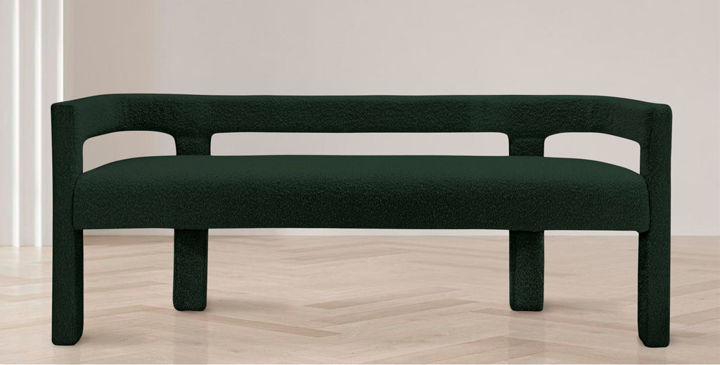Athena - Boucle Fabric Bench