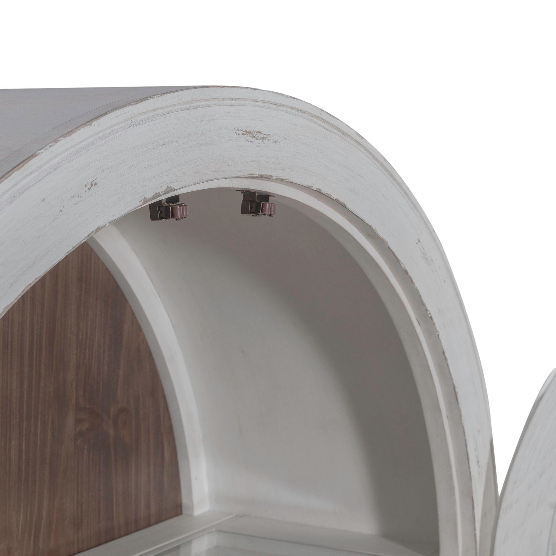 River Place - Curio Hutch - White