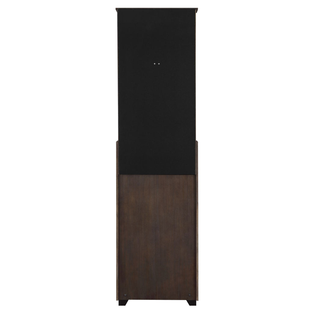 Bone - Dartboard Cabinet Ssg-120405 Cabinet With Dartboard - Dark Brown