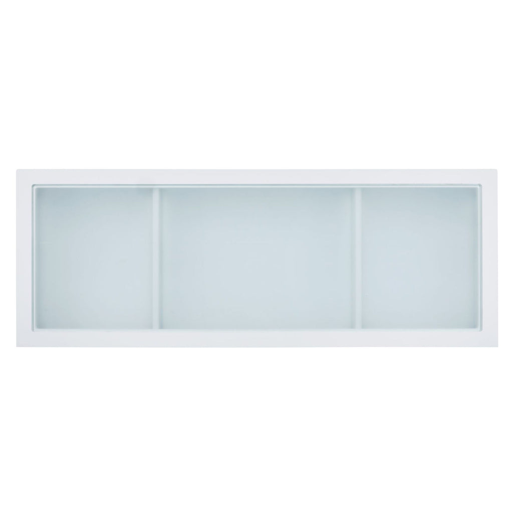 Amia - Complete Vanity With Lightbulbs - Glossy White
