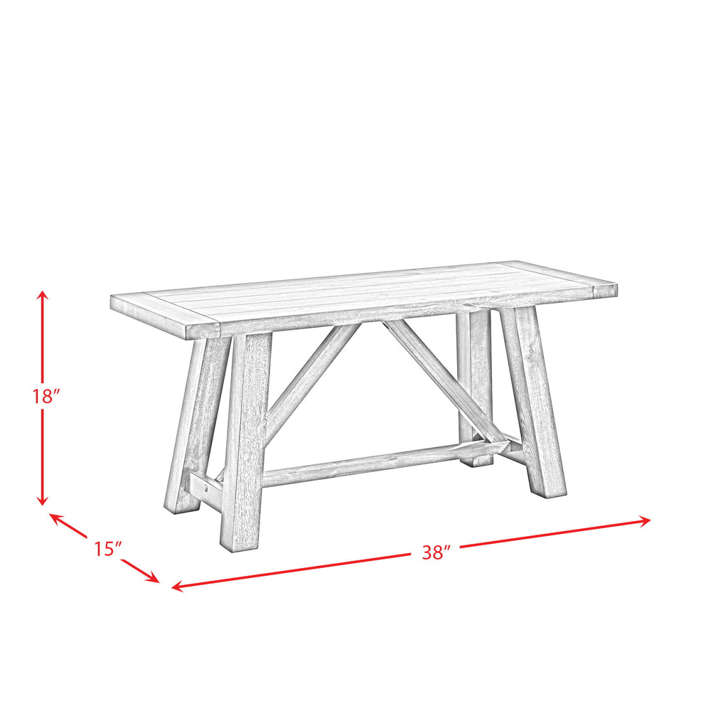 Park Creek - Round Standard Height Dining Table - Cottage White Finish