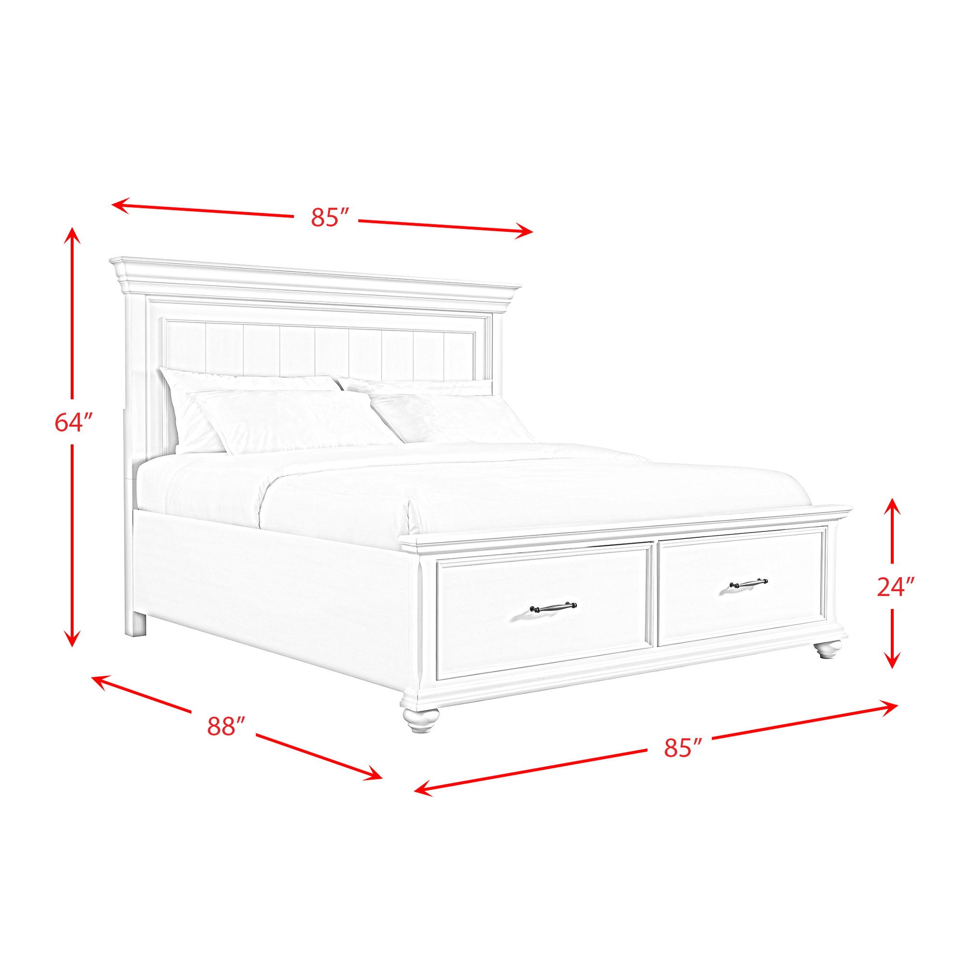 Slater - Platform Storage Bed