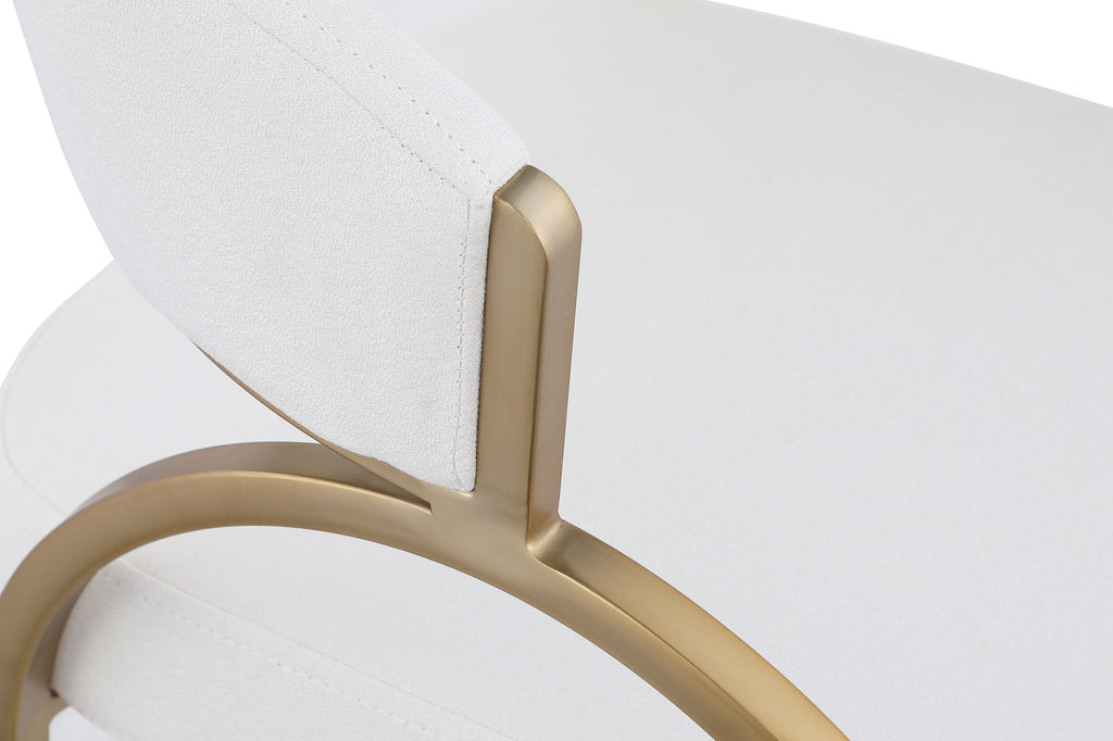 Privet - Dining Chair (Set of 2) - Cream - Fabric